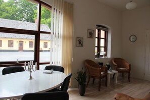 Apartment, 4 Bedrooms | Living area | TV - Munkebjerg Bed & Breakfast (Borkop)