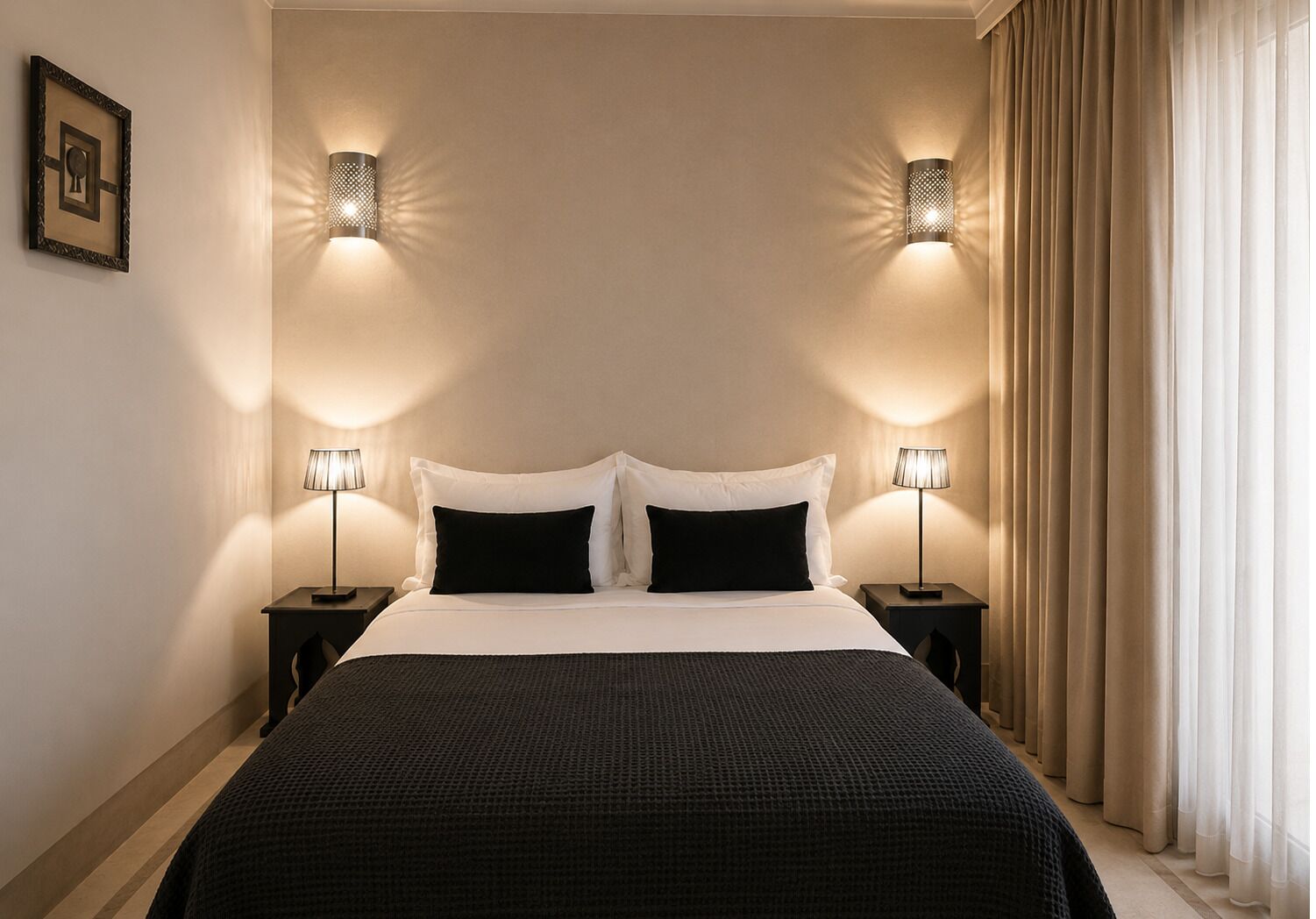 Standard Double Room (Bagatelle) | Egyptian cotton sheets, premium bedding, Select Comfort beds