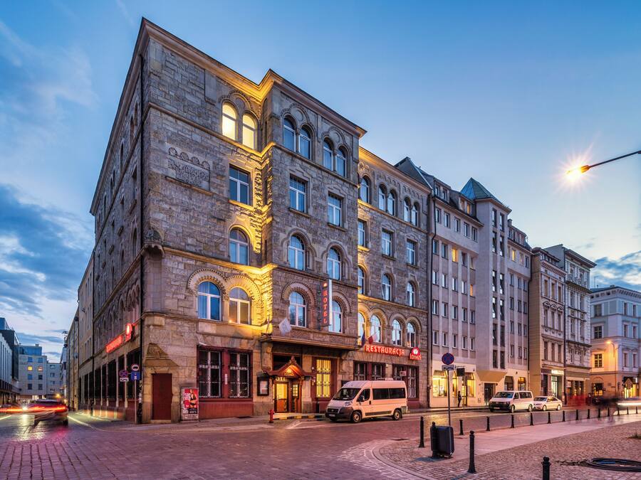 Front of property - evening/night