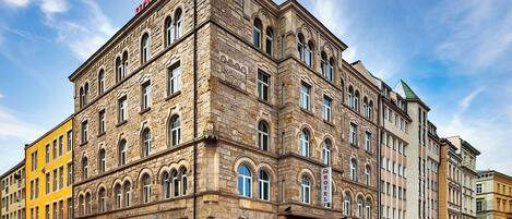 Façade de l’hébergement