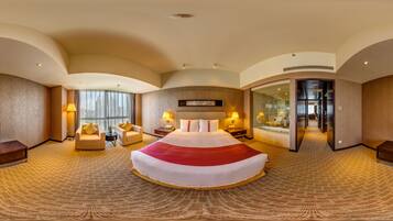 Suite, 1 kamar tidur (Lounge Access) | Ruang keluarga