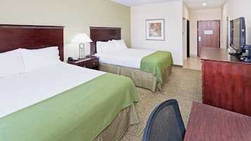 Standard Room, 2 Queen Beds | Desk, iron/ironing board, free cots/infant beds, rollaway beds