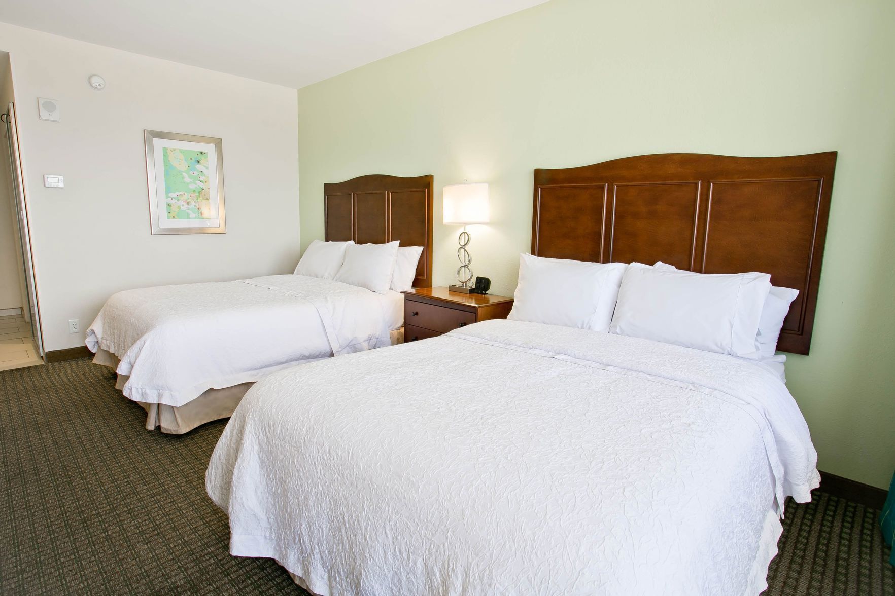 In-room safe, laptop workspace, blackout curtains, iron/ironing board