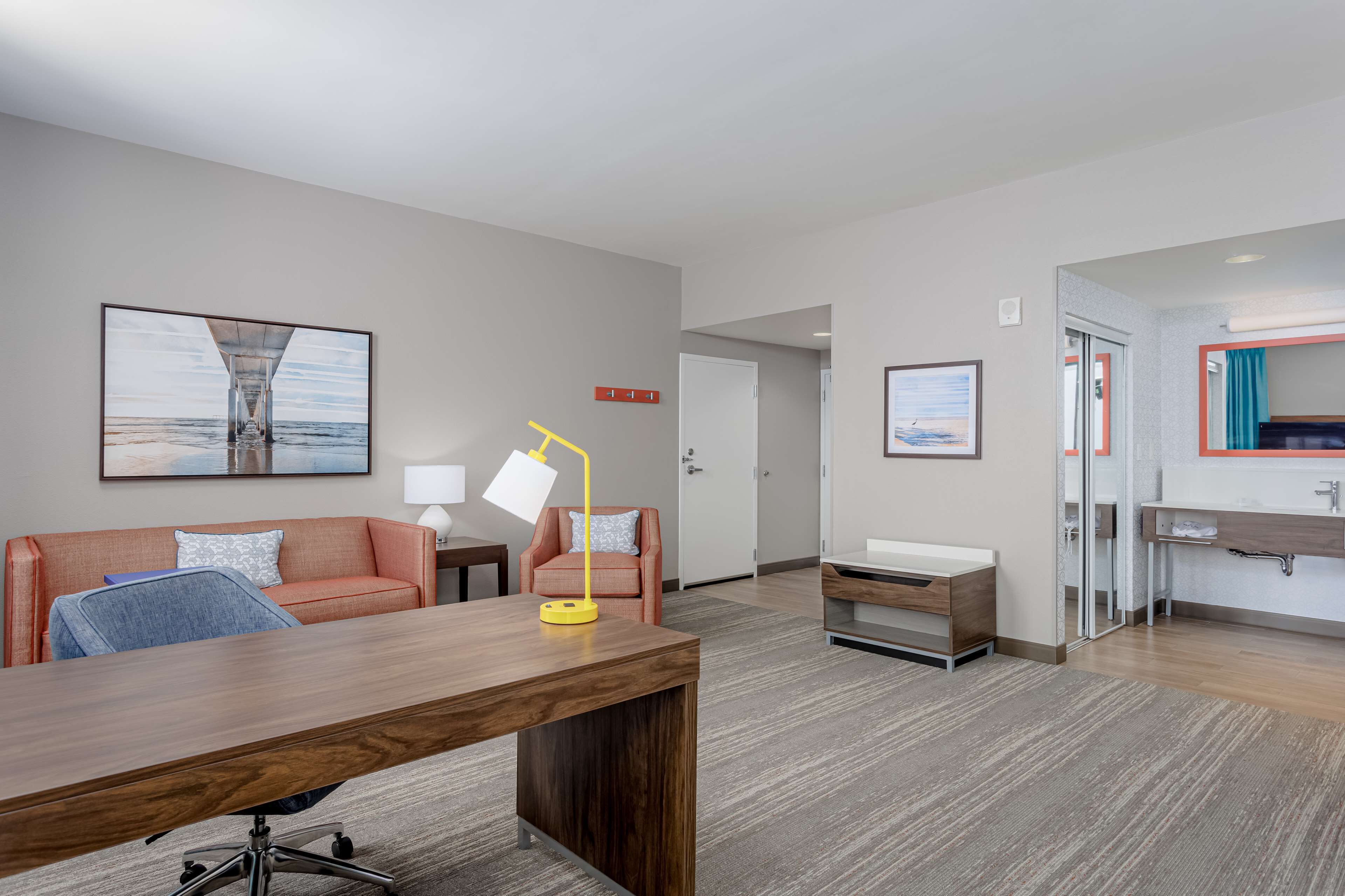 in-room safe, laptop workspace, blackout curtains, iron/ironing board