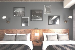 客室ごとに異なる装飾、客室ごとに異なるインテリア、アイロン / アイロン台、WiFi (無料)