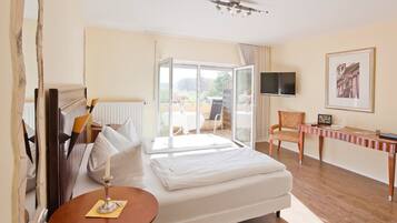 Doppelzimmer | 1 Schlafzimmer, hochwertige Bettwaren, Betten mit Memory-Foam-Matratzen