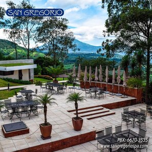 Espace banquet en plein air