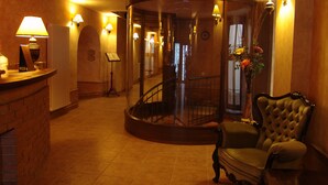 Sitteområde i lobbyen