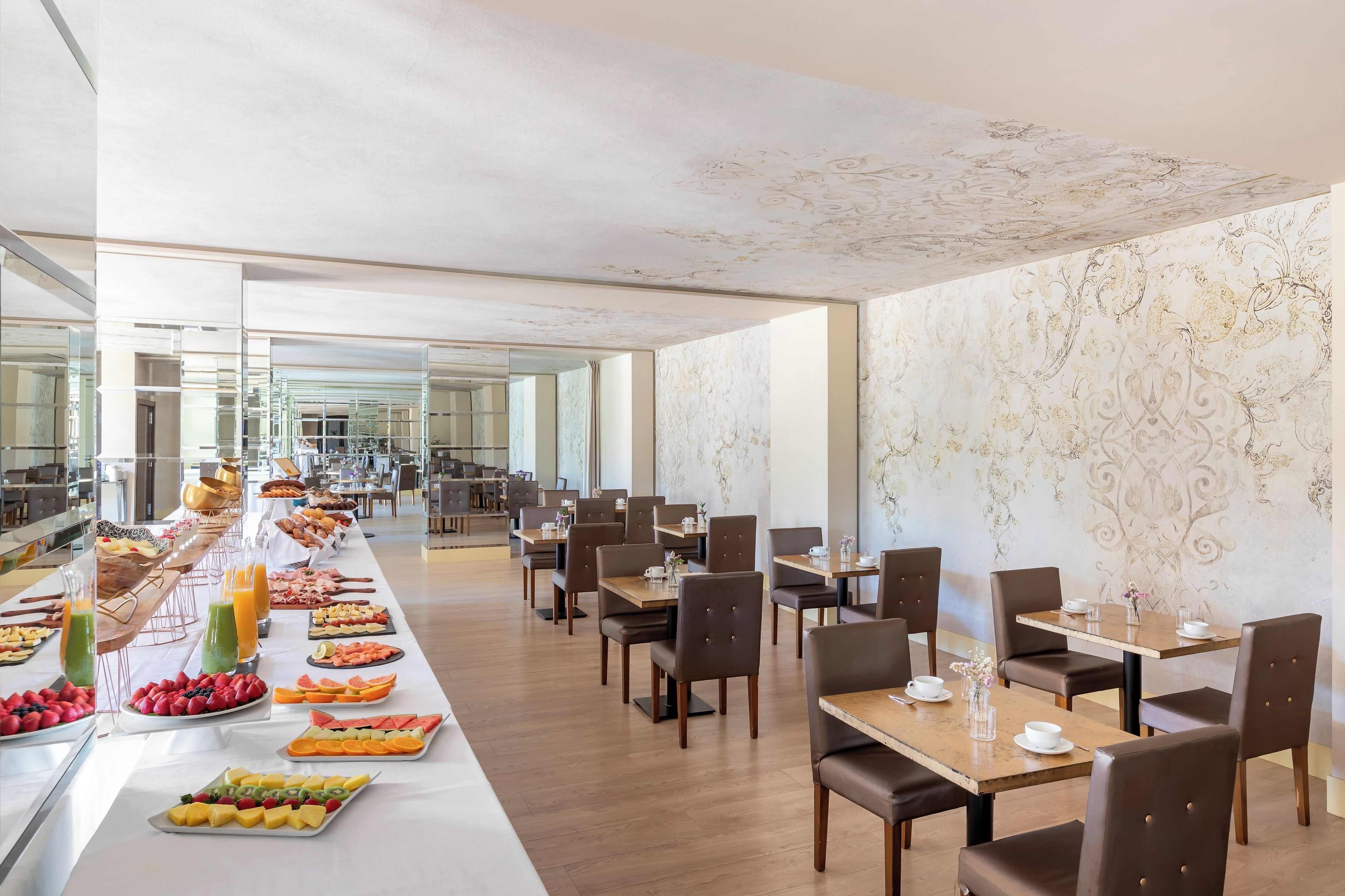 daily buffet breakfast (eur 20 per person)