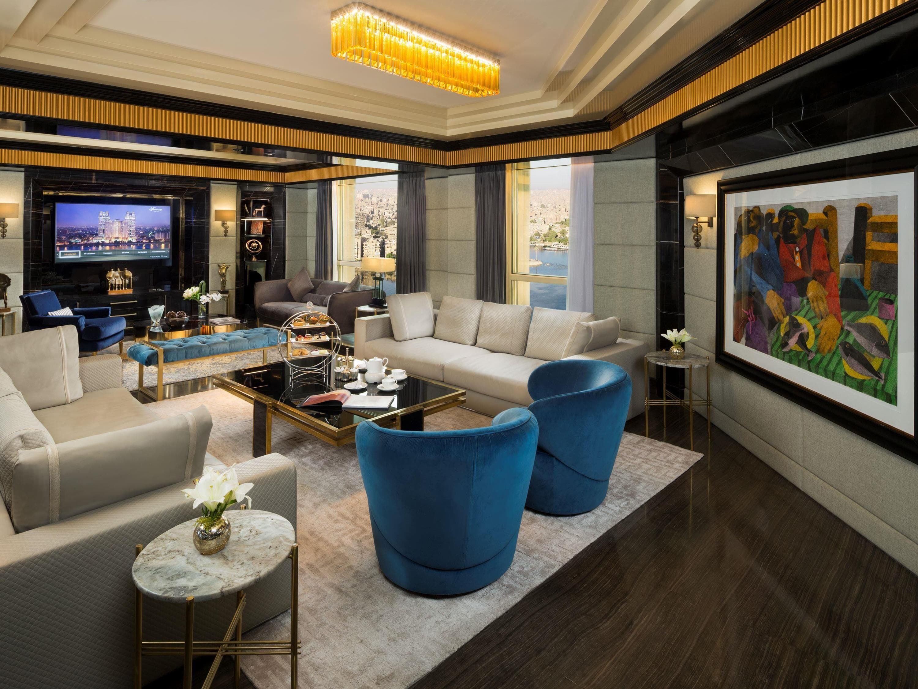 Presidential Suite, 1 Double Bed | Premium bedding, down duvets, pillow-top beds, minibar