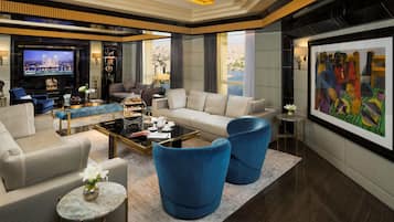 Presidential Suite, 1 Double Bed | Premium bedding, down duvets, pillow-top beds, minibar
