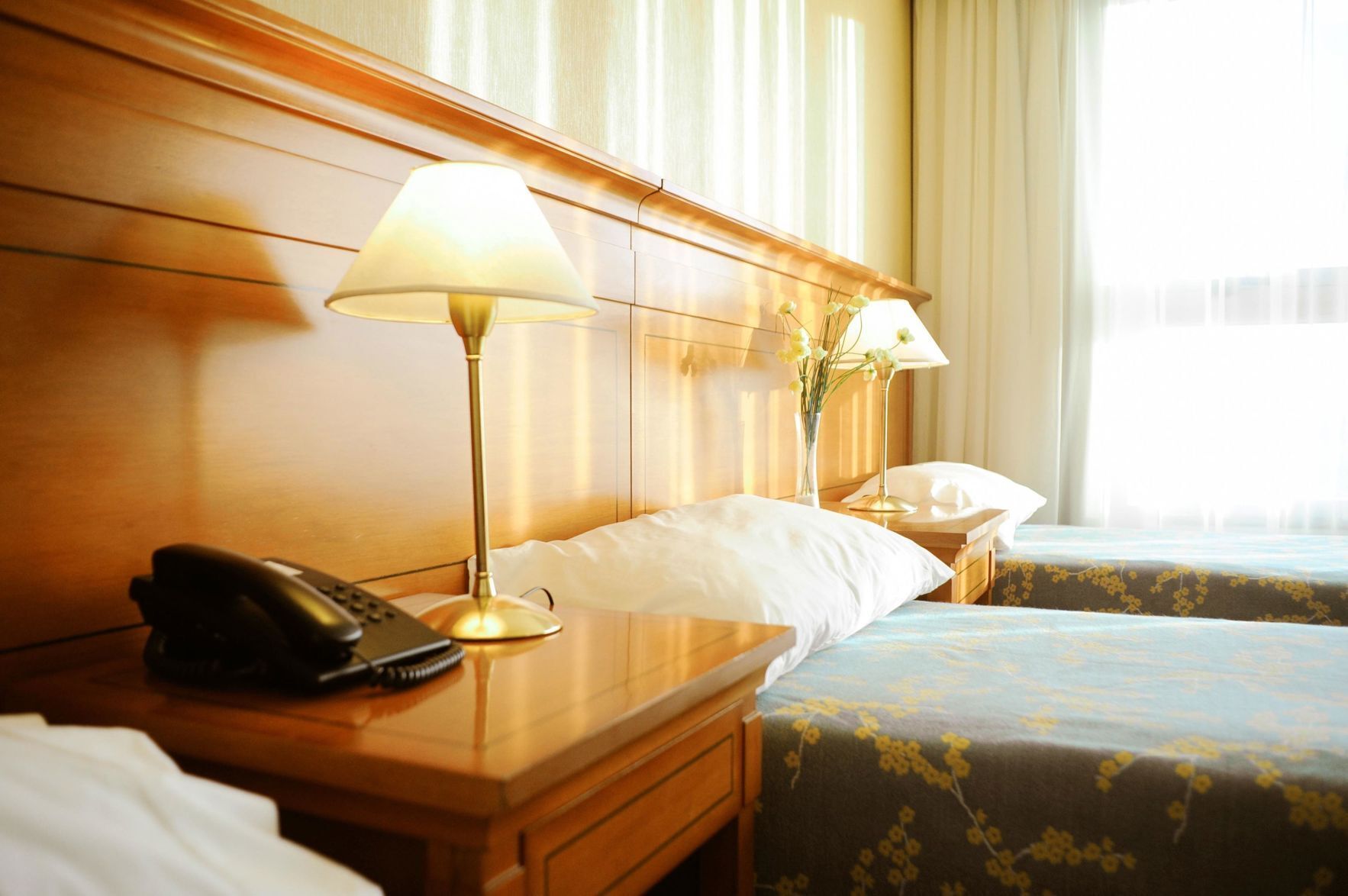 Hochwertige Bettwaren, Daunenbettdecken, Pillowtop-Betten, Minibar