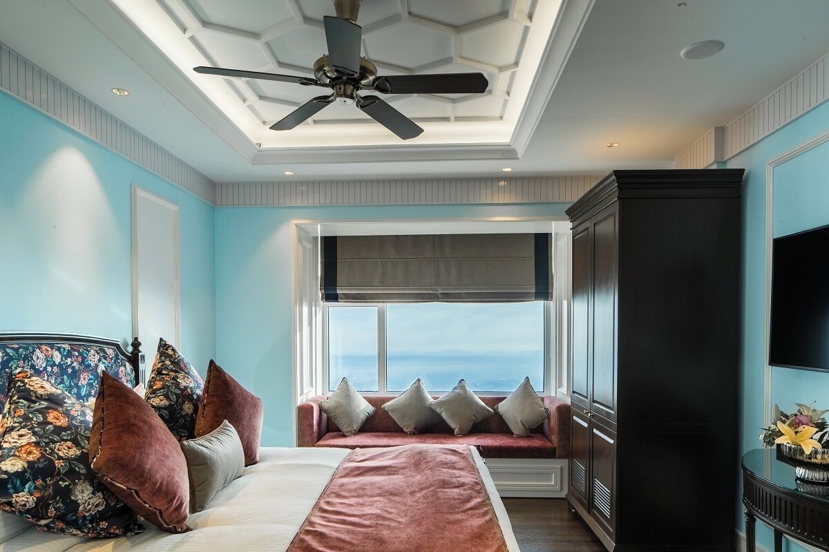 Suíte estúdio luxo, 1 cama King, vista para o vale | Camas com colchões pillow-top, frigobar, cofres nos quartos