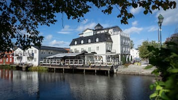 Waterfront property with a dock and serene surroundings.