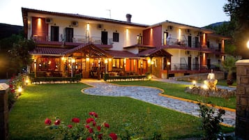 Front of property – evening/night