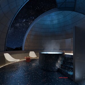 Private spa tub - 3100 Kulmhotel Gornergrat (Zermatt)