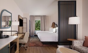 Premium bedding, in-room safe, desk, laptop workspace