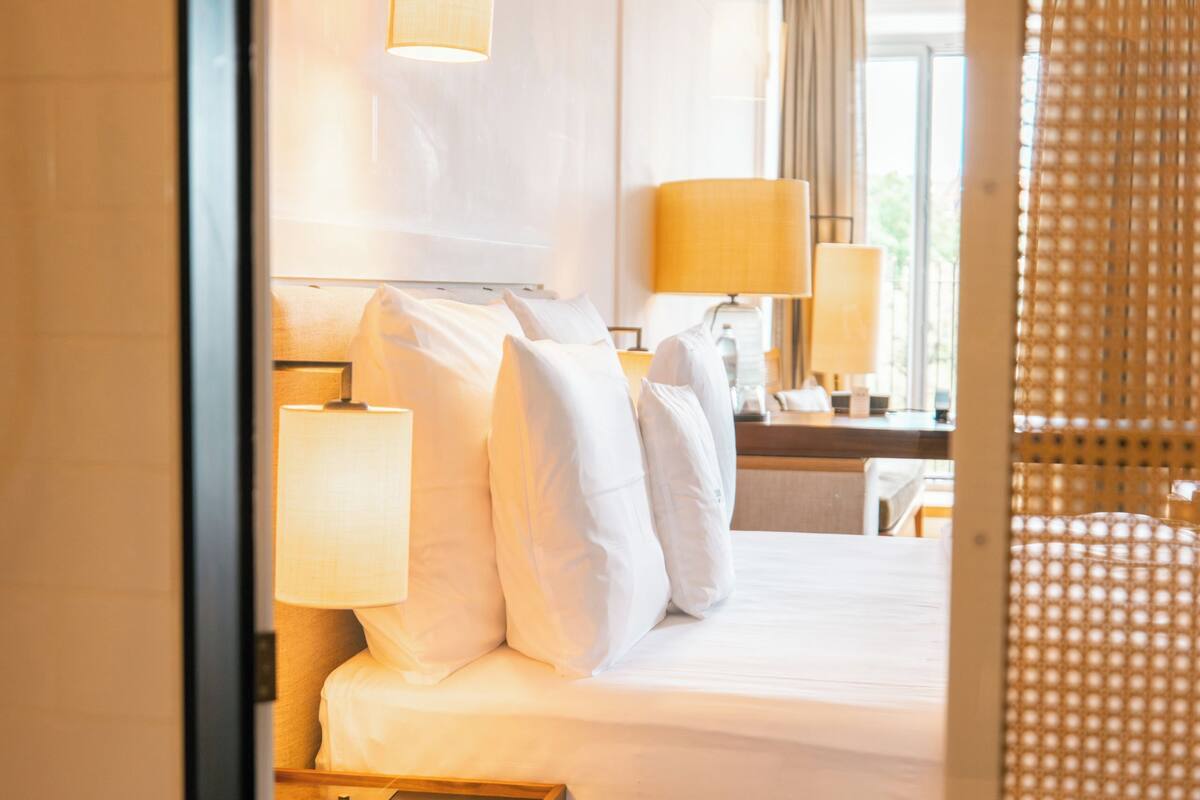 Market View Deluxe | Egyptian cotton sheets, premium bedding, free minibar, in-room safe