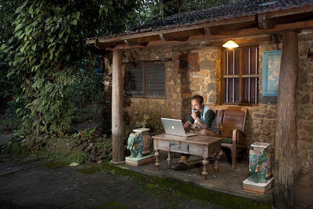 Fachada de la propiedad