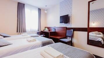 Desk, free cribs/infant beds, rollaway beds, free WiFi