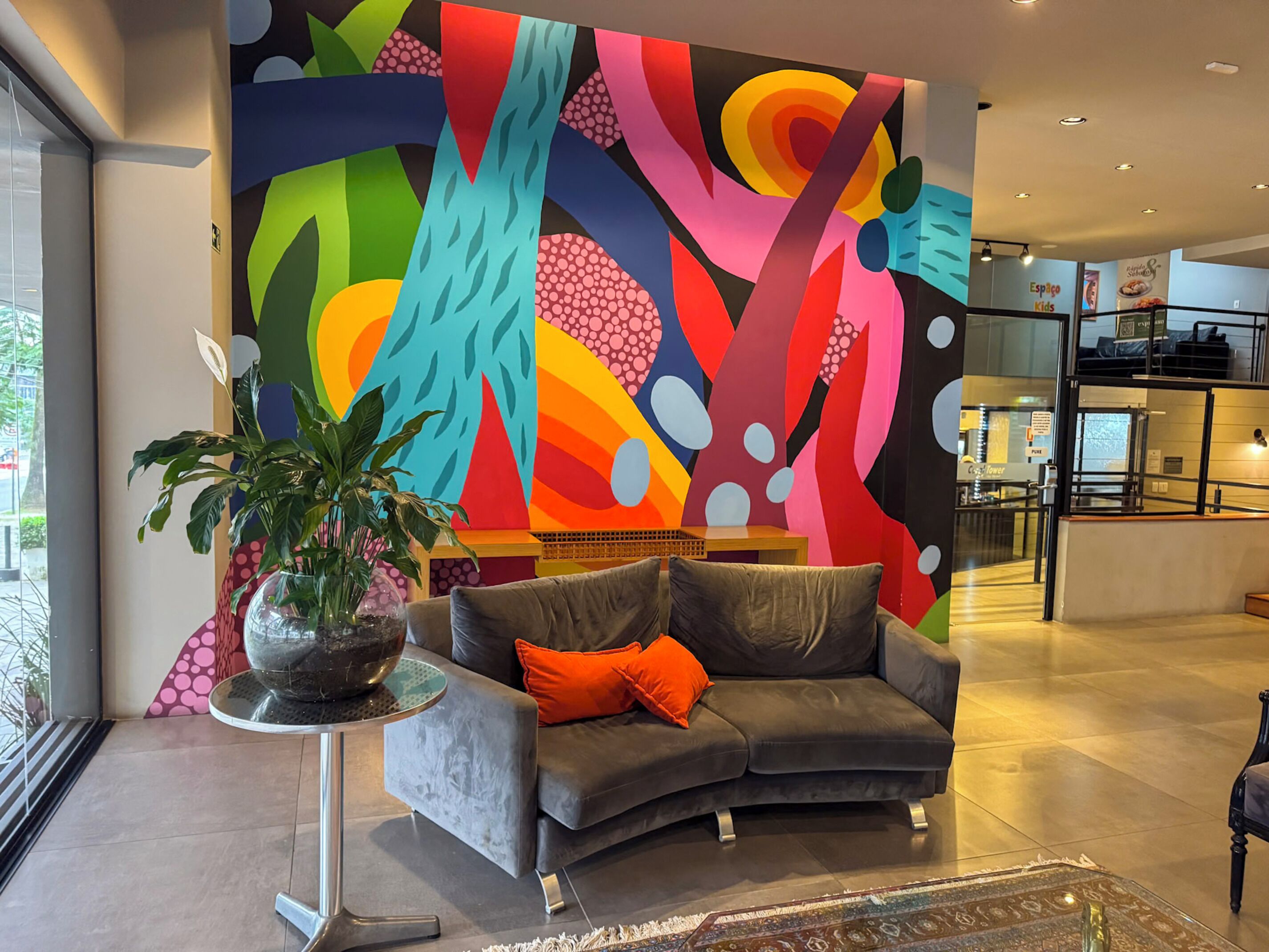 Lobby sitting area