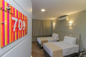 Premium Twin | 1 bedroom, desk, free WiFi, bed sheets