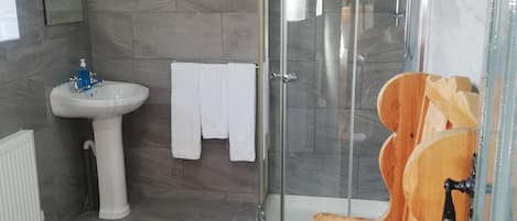 Habitación doble | Regadera en el baño