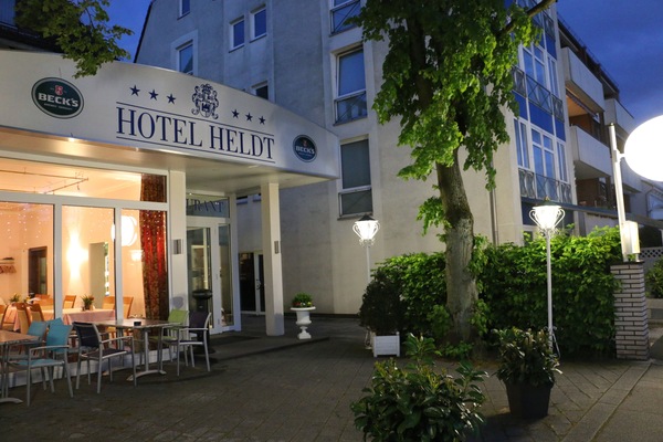 Front of property - evening/night