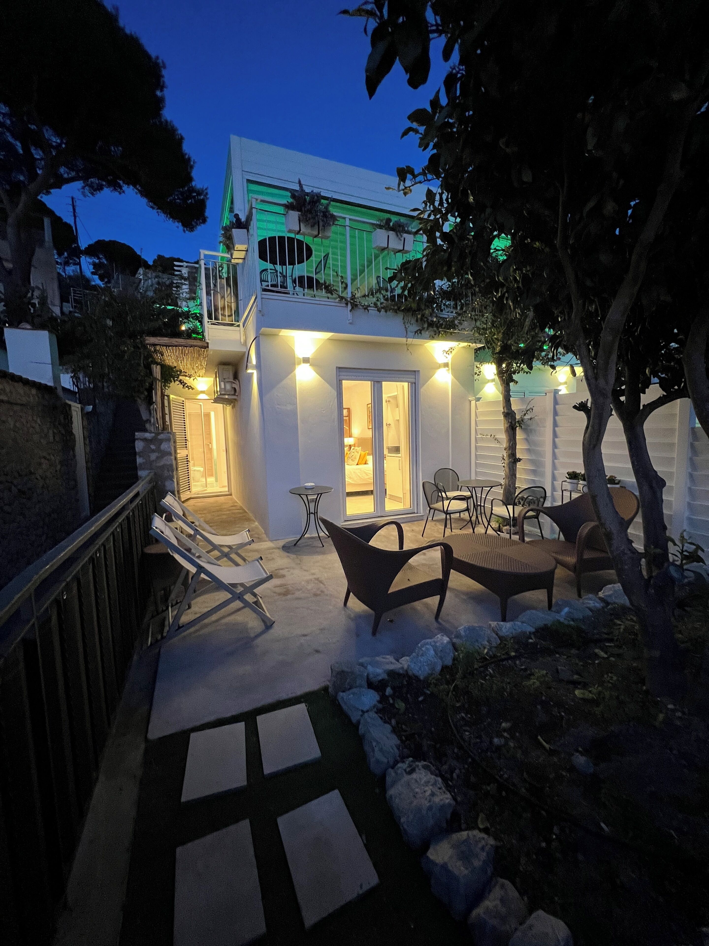 Suite estudio Deluxe, vista al mar | Terraza o patio