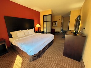 Suite, 1 King Bed with Sofa bed, Mobility Accessible, Non Smoking | Premium bedding, pillowtop beds, in-room safe, desk - Sunsera Boutique Suites (Brunswick)