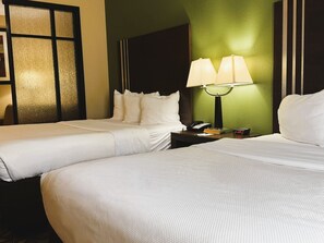 Premium bedding, Select Comfort beds, individually furnished, desk