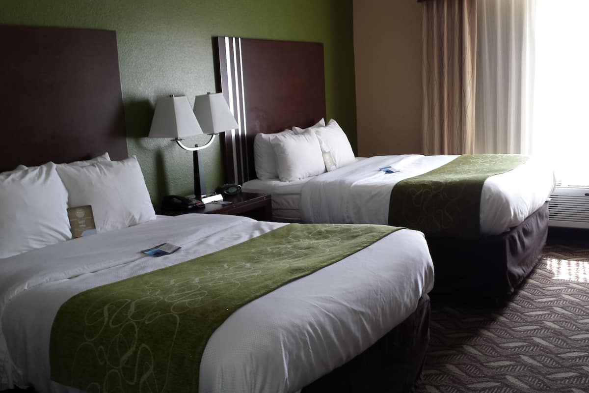 premium bedding, select comfort beds, individually furnished, desk