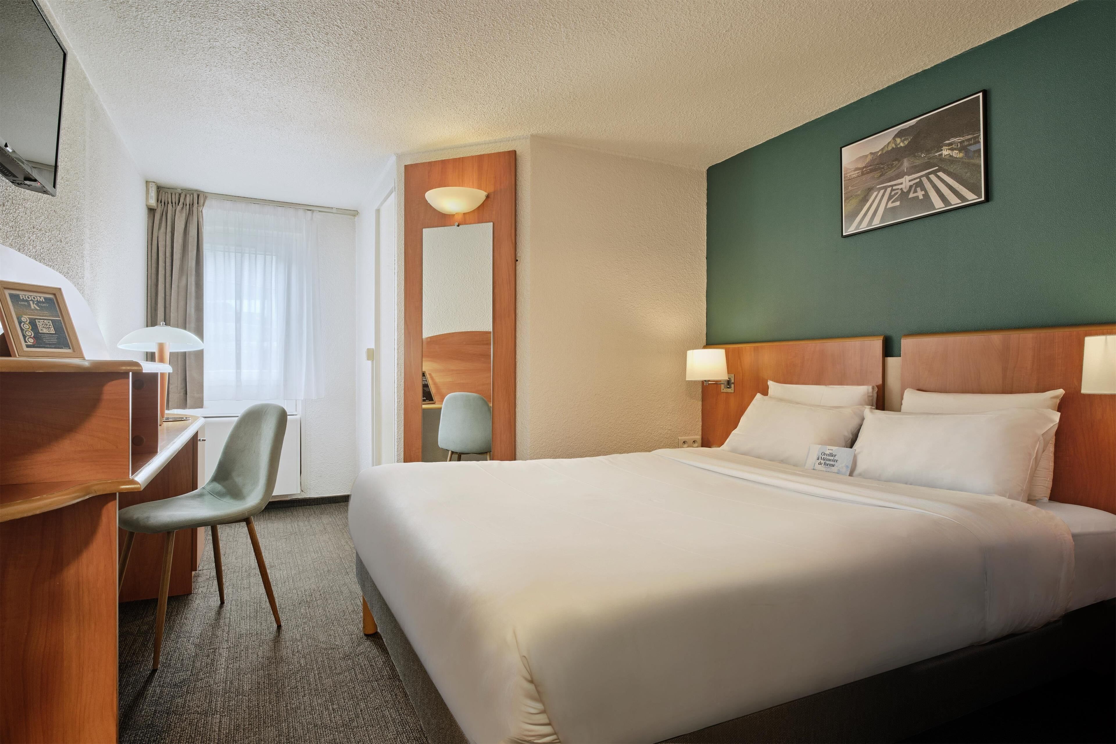 Literie de qualité supérieure, bureau, chambres insonorisées