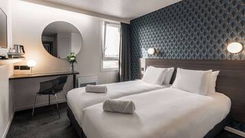 Standard Room, 2 Twin Beds | Pillowtop beds, individually decorated, individually furnished, desk