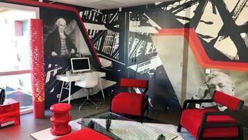 Zona de estar del vestíbulo