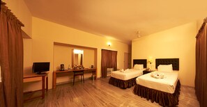 Deluxe Double or Twin Room | Premium bedding, in-room safe, soundproofing, iron/ironing board - MGM Eastwoods (Chennai)