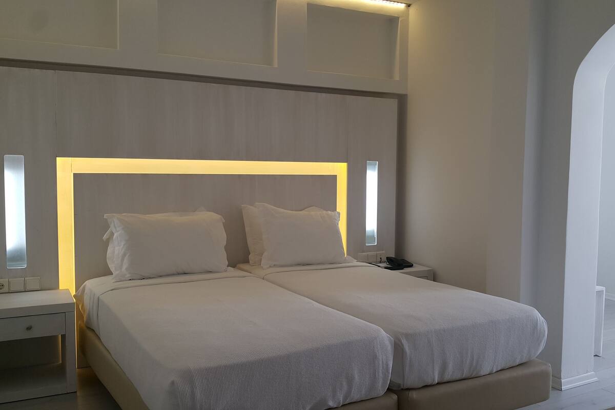 Phòng đôi, quang cảnh vườn | Bộ đồ giường cao cấp, chăn bông, nệm Select Comfort, minibar