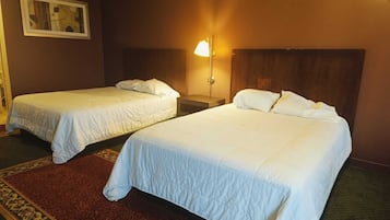 Room, 2 Queen Beds, Non Smoking | In-room safe, desk, free WiFi, bed sheets