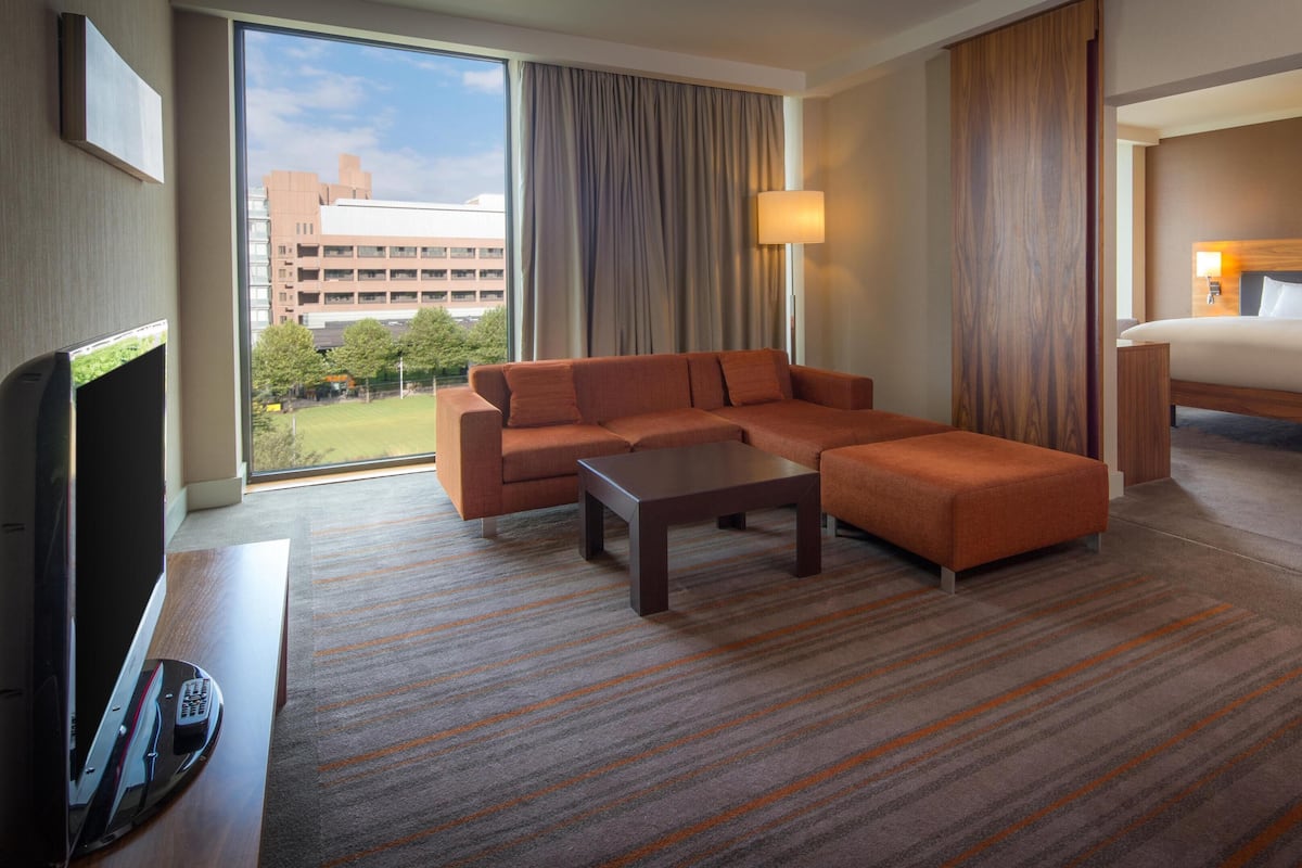 Executive Room, 1 King Bed, Park View | Living area