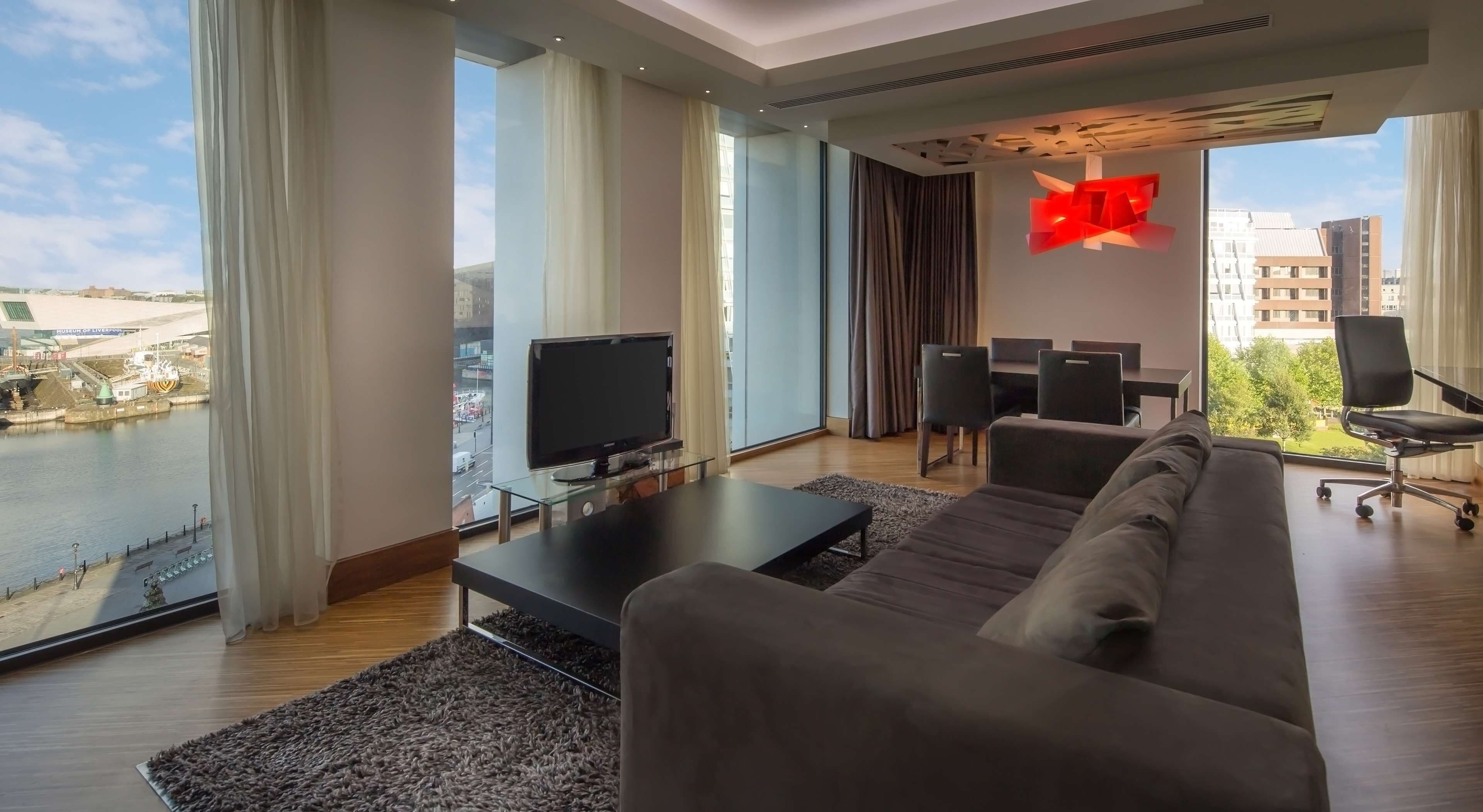 presidential suite | living area | lcd tv