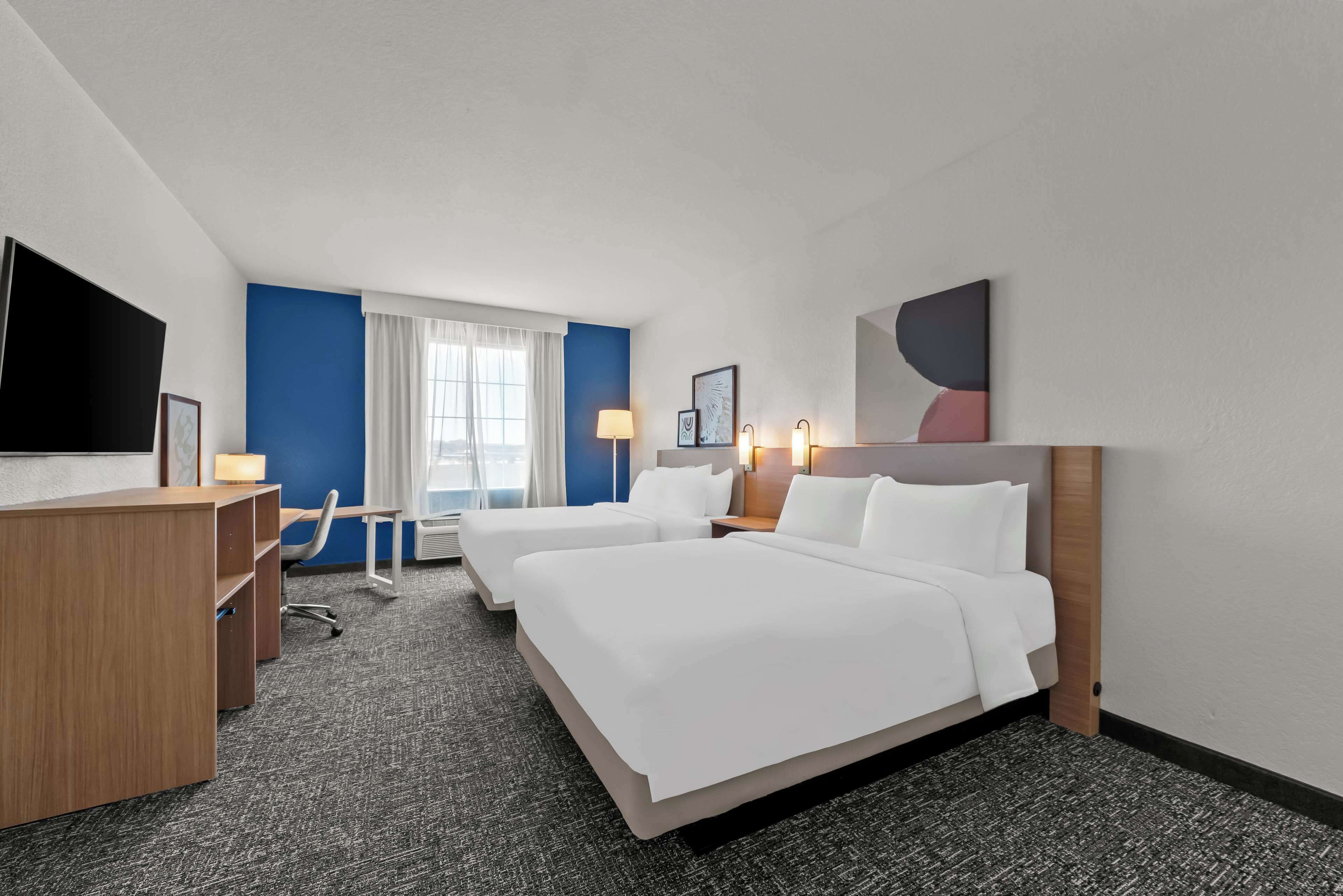 Room, 2 Queen Beds | Premium bedding, pillowtop beds, desk, laptop workspace