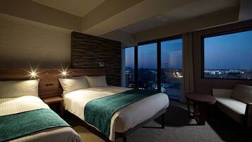 Deluxe Twin, New Tower Building, Non Smoking | Iron/ironing board, free WiFi, bed sheets