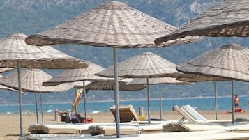 Beach nearby, beach shuttle, beach cabanas, sun-loungers