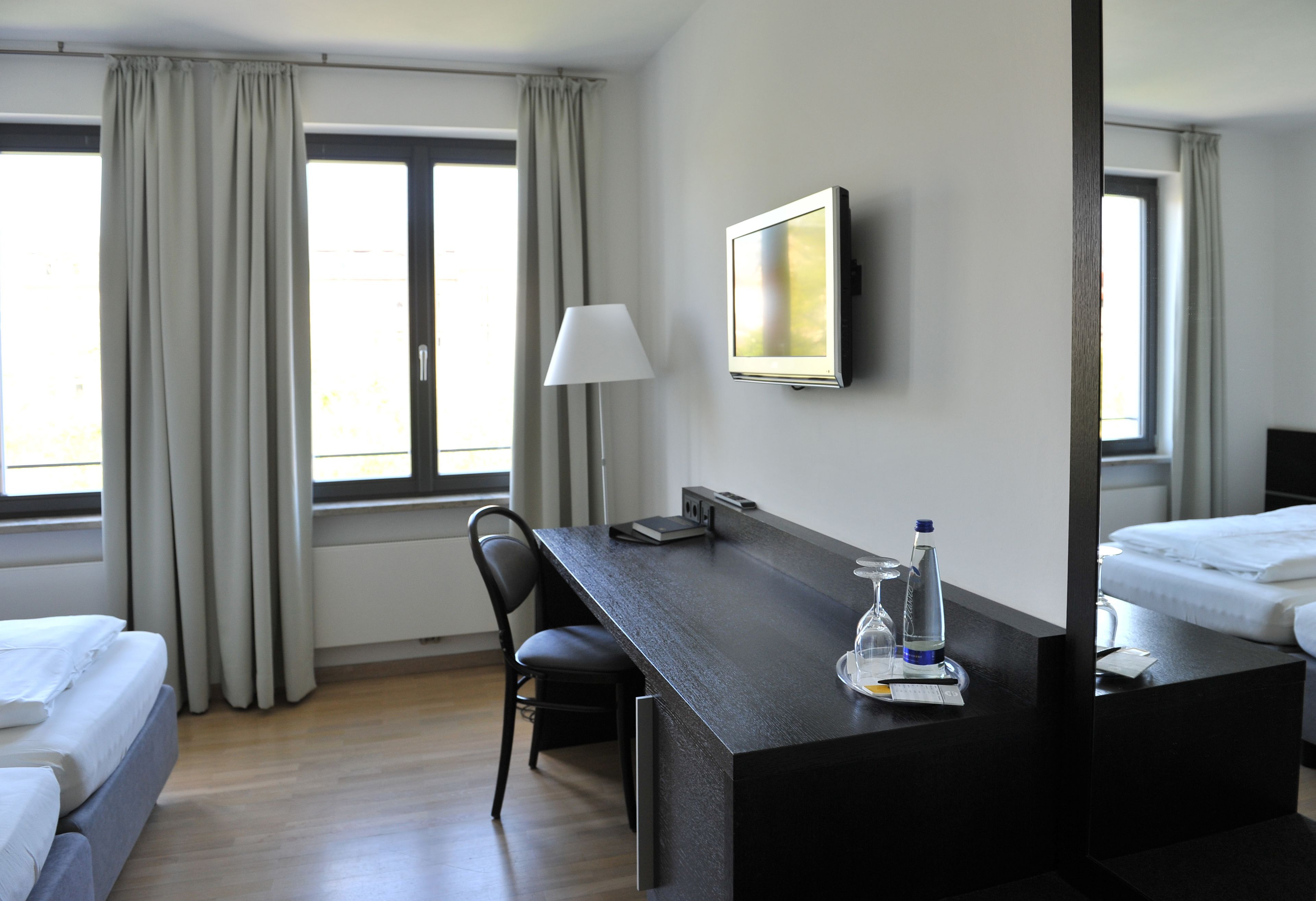 double room | living room | flat-screen tv