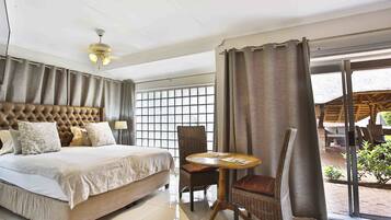 Premium bedding, in-room safe, desk, soundproofing