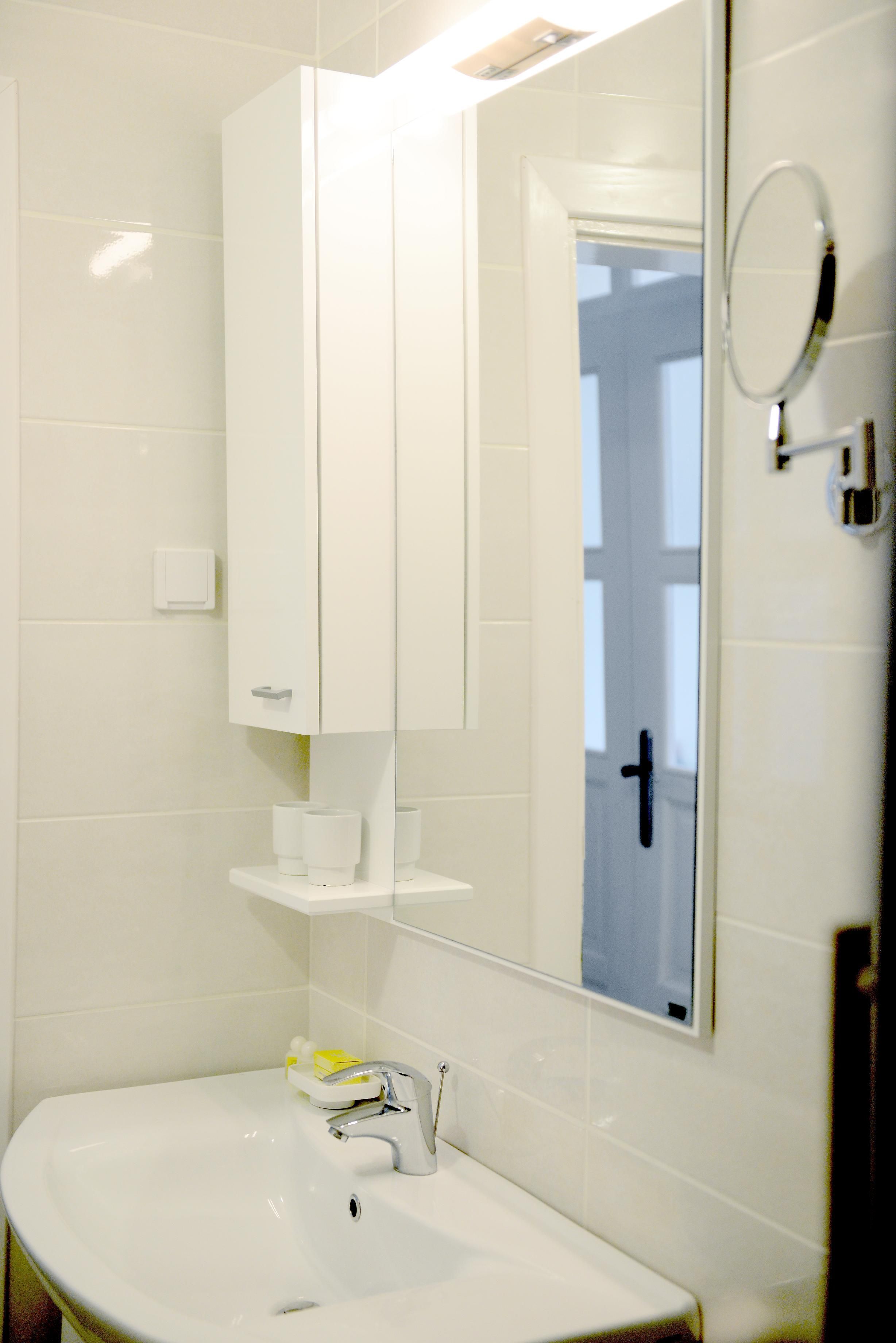 free toiletries, hair dryer, towels