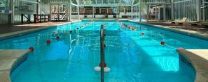 Indoor pool, seasonal outdoor pool
