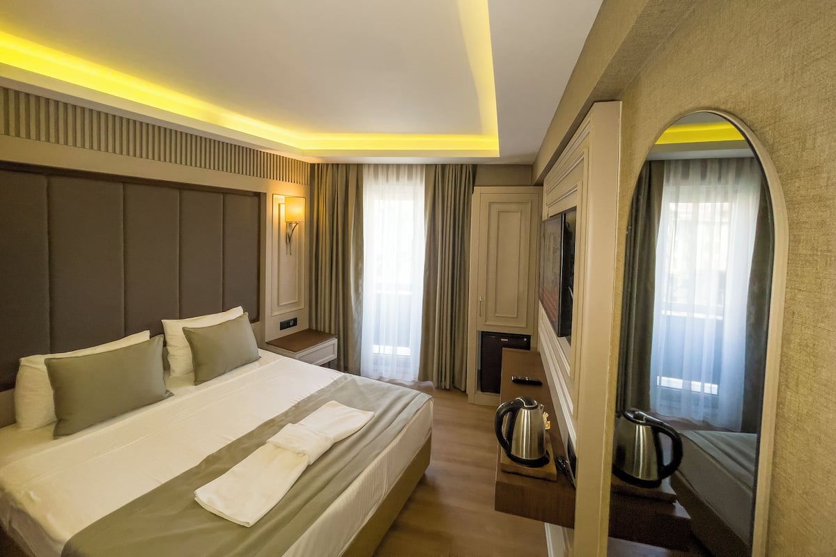 Hochwertige Bettwaren, Select-Comfort-Betten, Minibar, Zimmersafe