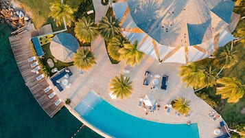 Uitzicht vanuit accommodatie