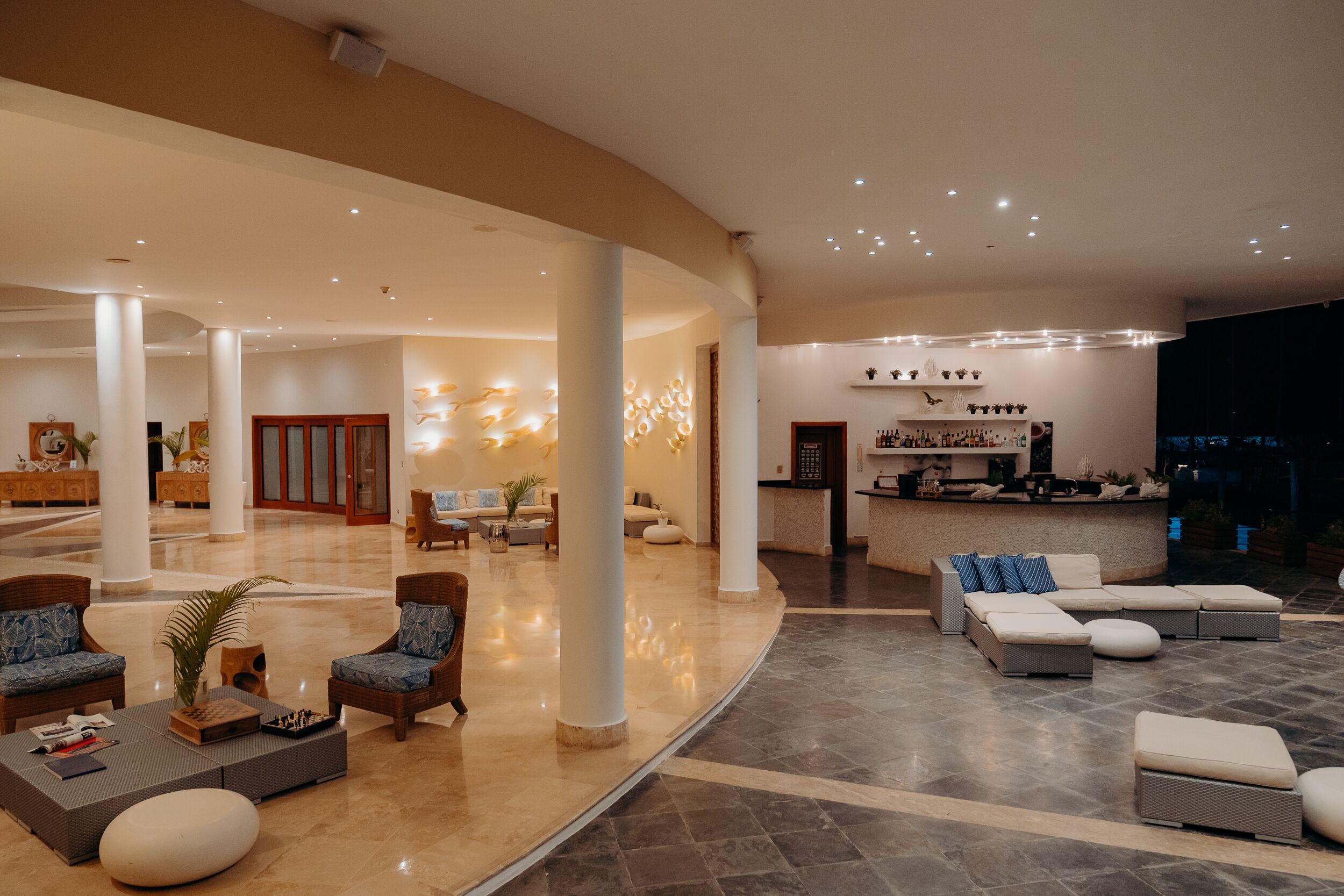 Overnatningsstedets indgangsparti